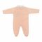 Dynamic Kids Romper With Socks Plain, Peach