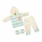 Dynamic Fleece Hooded Suit, Off White