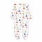 The Nest Circus Full Length Sleeping Suit without Pocket, White