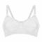 BLS Mylena Wireless and Non-Padded Cotton Bra, White, BLS30003