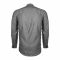 Basix Men's Textured Fabric Aristo Grey Shirt, MFS-104