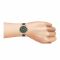 Obaku Women's Strand Denmark Designed Green Round Dial With Two Tone Bracelet Chronograph Watch, S729LMVESE