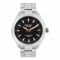 Omax Men's Supreme WR 50M Chrome Round Case & Bracelet Analog Watch, CS415/416