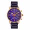 Omax Men's Blue Dial & Navy Blue Strap Chronograph Watch, 82SMM-Blue