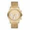 Omax Men's Yellow Gold Round Dial With Bracelet Chronograph Watch, VC01G31Y