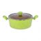 Royalford Forged Aluminum Cookware Set, Green, 10-Pack, RF9838