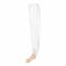 Basix Cotton Classic White Bell Bottom Twin Net Laces Trouser, LT-607