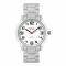 Omax Women's Chrome Round Dial & Bracelet Analog Watch, HBJ973PH12