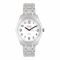 Omax Women's Silver Round Dial With Bracelet Analog Watch, HBJ971PP03
