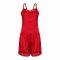Basix Women's Camisole Set With Net Laces, Red Love You, CS-106
