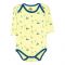 The Nest Single-Jersey Little Sailor Long Sleeve Bodysuit, Sunny Lime, 5707