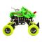 Rabia Toys Dinosaur Climber Big Foot Recovery Pull Back Car, Lime Green/Neon