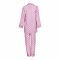 Basix Women Loungewear Set, White N Pink Refreshing Flowers, LW-577