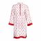 Basix Women's Cotton Strawberry Lace Embellished Fancy Button Shirt, LS-501