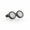 M-B Cufflinks For Men, Black, C-17