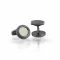 M-B Cufflinks For Men, Black, C-17