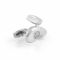 A-P Cufflinks For Men, Silver, C-35