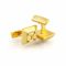 L-V Cufflinks For Men, Golden, CB-17