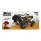 Rabia Toys Die Cast Metal Remote Control Rock Crawler Truck W/Headlights Black, For 3+ Years, 2028