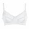 BLS Petunia Non-Padded and Wired Lace Bra, White, BLSV01