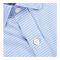 Basix Men's Thin Striped Shirt, Sky Blue & White, MFS-106