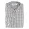 Basix Men's Check Shirt, Black & White, MFS-107