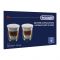 DeLonghi Latte Macchiato Glasses, 2x 220ml, DLSC312