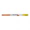 Dollar My Pencil Wow! Black Lead Pencil With Eraser HB 2, Orange Body, 12-Pack, PT222