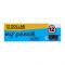Dollar My Pencil Wow! Black Lead Pencil With Eraser HB 2, Blue Body, 12-Pack, PT222
