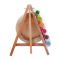 Mr. Art Magic 100% Pure Cotton Easel With Round Canvas, Small, White, 548-3912