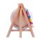 Mr. Art Magic 100% Pure Cotton Easel With Round Canvas, Medium, White, 549-3913