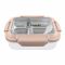 UBS Stainless Steel Lunch Box, Beige, 8589