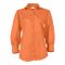 Basix Ladies Western Classic Orange Shirt, LWS-23