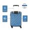 Kamiliant Luggage Kiza, Small, 55x37.5x28 cm, Ash Blue