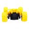 Rabia Toys Wriggle Racing Buggy Friction, Yellow, 2021-8