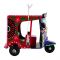 Star Shine Truck Art Small Rickshaw Miniatures, Red