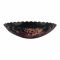 Urban Trends Crystal Majestic Bowl, Black, MB-04