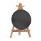 Mr. Art Magic 100% Pure Cotton Easel With Round Canvas, X-Small, Black, 602-3916