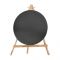 Mr. Art Magic 100% Pure Cotton Easel With Round Canvas, X-Large, Black, 606-3920