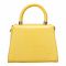 C-K Textured Hand Bag With Shoulder Strap, Yellow, CK2-50781127