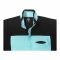 The Nest Winter Generic Plum Jacket, Black & Turquoise, 12786