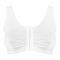 IFG Cotton Front Open Bra, White