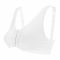 IFG Cotton Front Open Bra, White