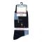 Knit Line Pure Woolen Socks, For Men, Black