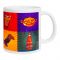 Star Shine Truck Art Digital Printed Mug, Pakistan/Roohafza/Biryani/Chai