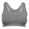IFG Cotton Racer Back Top Bra, Grey