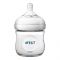 Avent Natural Wide Breast Shaped Feeding Bottle, 125ml, SCF030/17