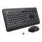 Logitech Advanced Wireless Combo Keyboard & Mouse Black, MK540