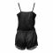 Basix Women's Camisole Set 2-Pack With Matching Laces, Mid-Night Black, CS-112