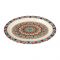 Sky Melamine Rice Dish, Small, Ajrak Print, Cultural Design, Durable Tableware